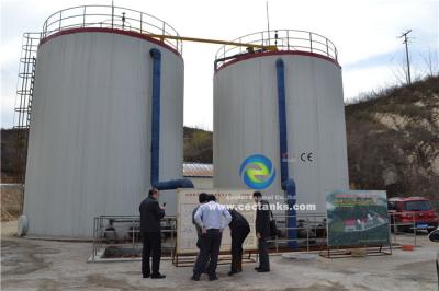 China Water Storage Solution Glass Glass Coated Steel Tanks With 30 Years Life Minimum for sale