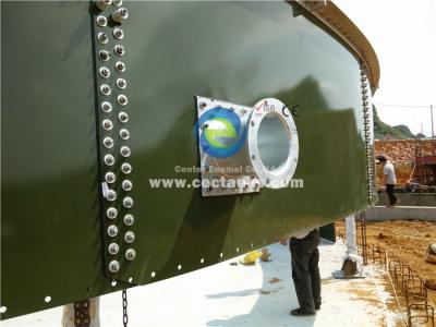 中国 ポリ塩化ビニールの膜のホールダーが付いている肥料のダイジェスター システム ダイジェスターの浄化槽 販売のため