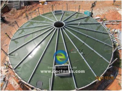 China Glass Fused to Steel Tank for Farm Agriculture Livestock Biogas Biogmass Anaerobic Digester Plant for sale