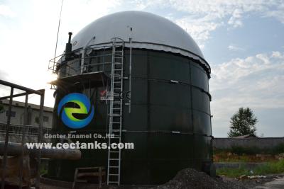 China Glass Fused To Steel ( GFS ) Bolted Chemical Storage Tanks with 30 Years Service Life for sale