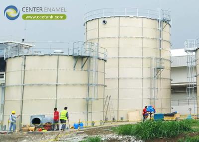 China Corrosion resistance 20m3 Epoxy Coated Steel Tanks For Wastewater Project à venda