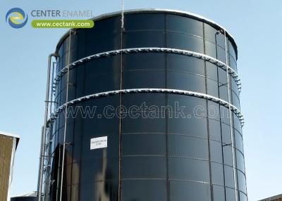 China Green 20m3 Glass Fused To Steel Tank Ideal Biogas Storage Solution for sale