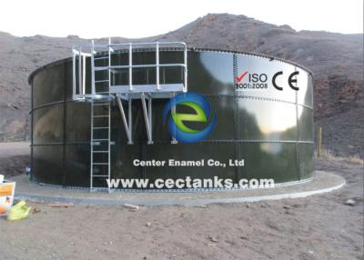 China Concrete Or Glass Fused Steel Fire Water Tank , Site - Assembled Industrial Water Tank for sale