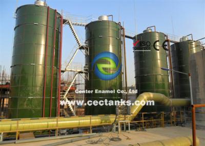 China Silo de aço do armazenamento da resistência de corrosão com os escaninhos do funil do padrão/grão de AWWA D103 à venda