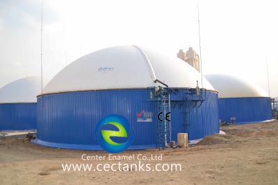 Chine Le réservoir anaérobie de digesteur de double revêtement pour l'industrie de traitement des eaux résiduaires/a boulonné le réservoir en acier à vendre