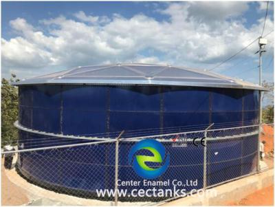 China Two - Sided Coating Large Capacity Water Storage Tanks For Irrigation Vertical Enamel for sale