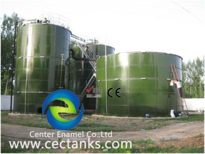 China Large Size Enamel GLS / GFS Steel Water Tanks Super Corrosion - Resistant for sale