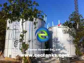 China Center Enamel Agricultural Bulk Storage Solutions / Water Storage Tanks For Irrigation for sale