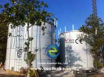 China High Corrosion Resistant Bolted Steel Tanks For Water And Wastewater Storage for sale