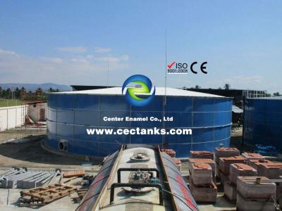 China ISO9001 Anaerobic Digestion Tanks With Three Phase Separator For Biogas Project for sale