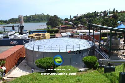 China Double Coating Bolted Steel Tanks For Sludge Holding In Wastewater Treatment Project for sale