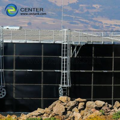 China Vitrum Process Liquid Storage Tanks With Economic Aluminum Dome Roof for sale