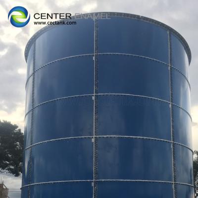 China Porcelain Enamel Paint Rainwater Tanks / 100 000 Gallon Bolted Steel Rainwater Storage Tanks for sale