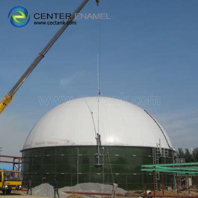 Chine Réservoir anaérobie de digesteur avec le double support de gaz de membrane de membrane pour des usines de digestion anaérobie à vendre