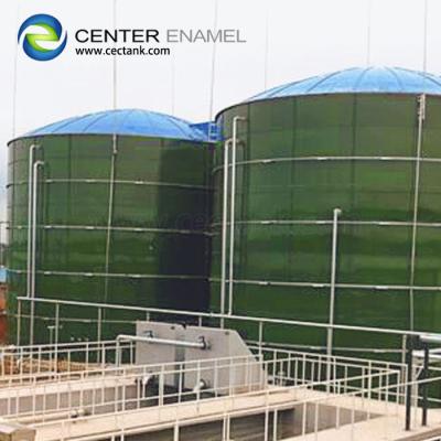 China Green Industrial Water Tanks , Anaerobic Digestion Tank Used To Generate Electricity for sale