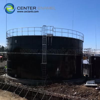 China Glass Fused To Steel Bolted Bolted Steel Tanks As Anaerobic Digestion Tanks With Double Membrane Roof for sale
