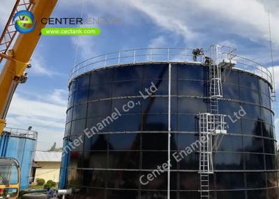 China High Air Tightness Glass Fused To Steel Biogas Tanks With Capacity From 20m3 - 20000m3 for sale