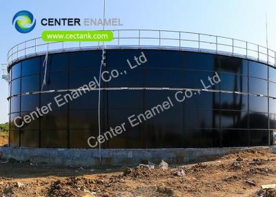 China 450000 Gallon Glass Fused To Steel Potable Water Storage Tanks With Aluminum Dome Roofs for sale