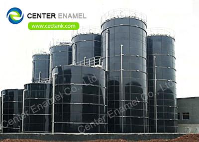 China Stainless Steel Frac Sand Storage Tanks Engineering Design Exceed AWWA D103-09 Standards for sale