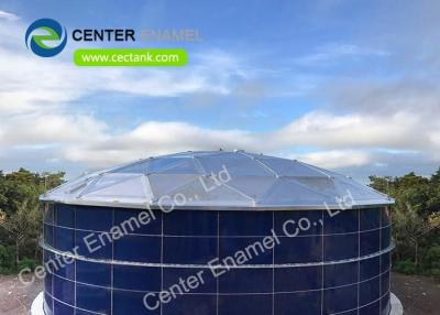 Chine 70000 gallons de cuves de stockage de lixiviat avec des toits de plate-forme de cuvette d'alliage d'aluminium à vendre