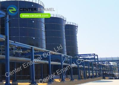 China Food Grade Bolted Steel Dry Bulk Storage Tanks For Farm Plant Blue Color for sale