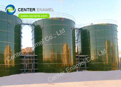 China 6.0 Mohs Hardness Glass Fused To Steel Wastewater Treatment Tanks For Landfill Leachate Storage for sale