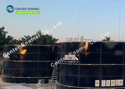 China tanques de sujeción de acero alineados vidrio de las aguas residuales 500KN en venta