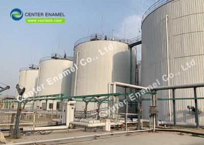 China Liquid Impermeable Glass Fused Steel Tanks / Glass Lined Water Storage Tanks for sale