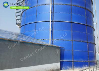 Chine Cuves de stockage en acier doublées de verre de l'eau pour l'installation de traitement des eaux usées de biogaz à vendre