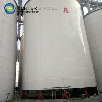 China 30000 Gallons Glass Lined Steel Bolted Biogas Storage Tanks for sale