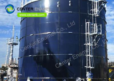 China Glass Fused To Steel Industrial Liquid Storage Tanks For Raw Water Demineralized Water for sale