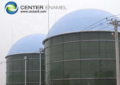 China El vidrio de cubierta fijado se fundió al tanque de acero para el proyecto del biogás del abono de la vaca en venta