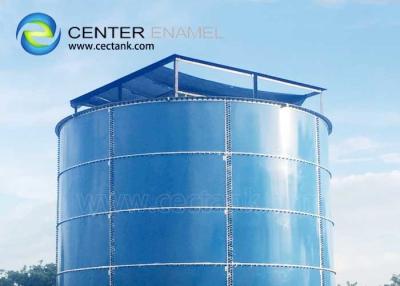 China O vidro alinhou os reatores de tanque agitado contínuos de aço (CSTRs) para plantas do biogás e a fábrica de tratamento de águas residuais industriais à venda