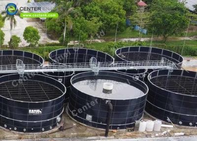 China O vidro fundiu aos tanques de aço do tratamento da efluência para projetos industriais do tratamento de águas residuais à venda