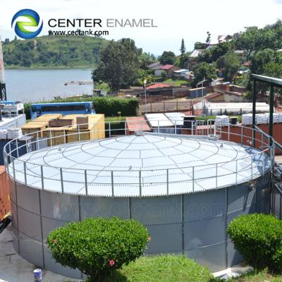 China 500KN/Mm Waste Water Storage Tanks Concrete Or Glass Fused Steel Foundation for sale
