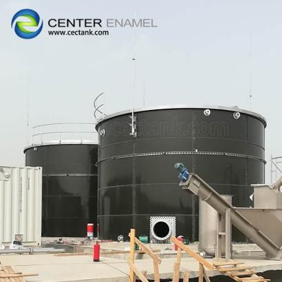 China 0.25mm Double Coating Glass Lined Steel Sludge Storage Tank for sale