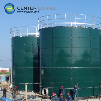 China 60000 Gallons Stainless Steel Bolted Frac Sand Storage Tanks AWWA D103-09 Standards for sale