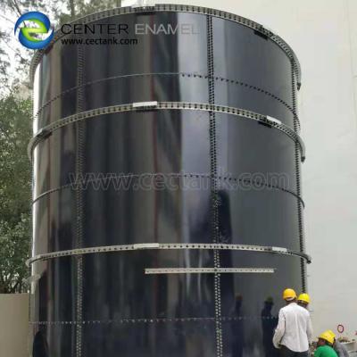 Chine réservoir en acier 18000m3 doublé de verre pour des projets municipaux de traitement des eaux usées à vendre