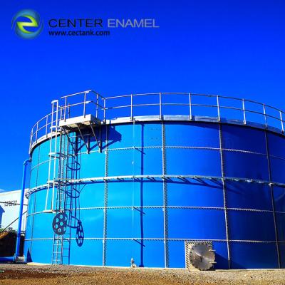 China vidrio del grueso de 3m m fundido a los tanques de acero para los tanques del proceso del proyecto del tratamiento de aguas residuales  en venta