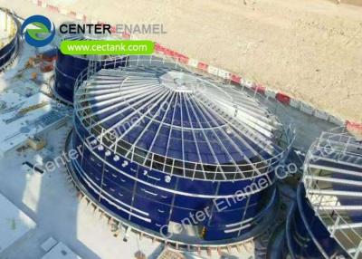 Chine Réservoir anaérobie en acier boulonné 20000m3 de digesteur revêtement de deux couches à vendre