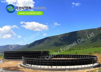 Chine Réservoirs d'eau en acier doublés de verre de lutte anti-incendie avec le toit de membrane à vendre