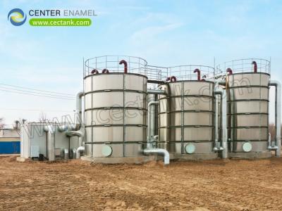China Resistência de impacto aparafusada de aço inoxidável dos tanques do armazenamento líquido da indústria à venda