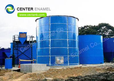 China 0.25mm Coating 20m3 Fire Water Storage Tanks Dark Blue for sale