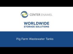 Revolutionizing Wastewater Storage: Center Enamel‘s GFS Tanks Powering Pig Farm Sustainability
