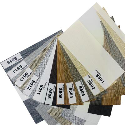 China UV Protection Multicolor Polyester Fabric Shades Fabric Roller Zebra Blinds Fabric en venta