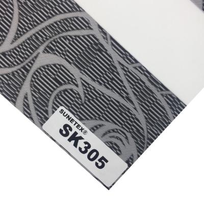 Chine le polyester de zèbre de nuit de jour de 3m aveugle le tissu pour Windows 50*75mm à vendre