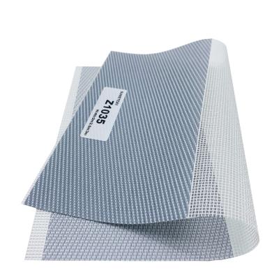 China O obturador da abertura 5% protege Grey Zebra Roller Blinds Fabric ASTM G21 à venda