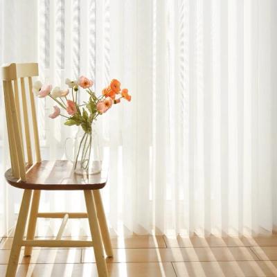 China 10cm 12cm Sheer Vertical Blinds Fabric Anti Mildew Oil Proof for sale