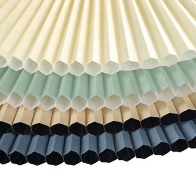 China Blackout Rate 100% 50% Cellular Shades Honeycomb Blinds Fabric for sale