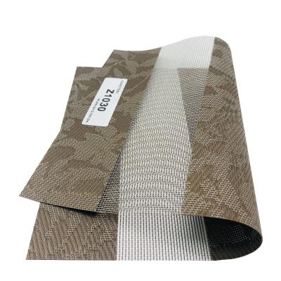 China 35% Polyester 65% PVC Sheer Blinds Fabric Duo Shades ASTM G21 for sale